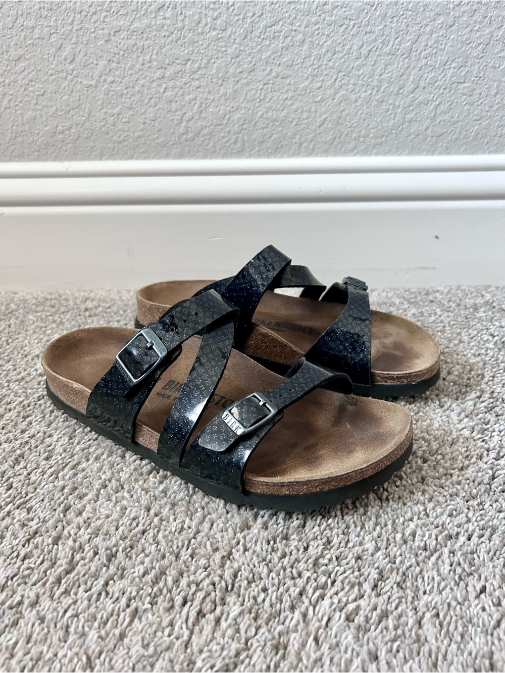 Birkenstock Salina Magic Galaxy Sandals Size 36 US 5-5.5 Sparkle Glitter Finish